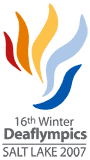 2007 Winter Deaflympics logo 2007 Winter Deaflympics logo